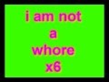 lmfao i am not a whore lyrics 