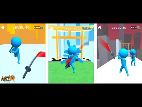Sword Play! Ninja Slice Runner - Gameplay IOS & Android - YouTube