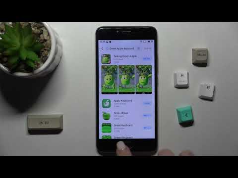 How to Set Up iPhone Keyboard on MEIZU M5S – Green Apple Keyboard on Android Phone