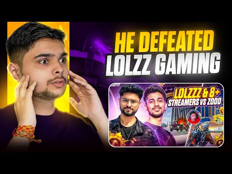 Crazy 1v4 Against LoLzZz Gaming 😱 Bixi op Reacts on Fastest 1V4 BGMI Player ZODD GAMING