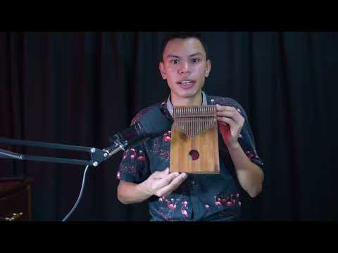 Luthier Josue Chavez presenta su kalimba de 21 teclas construida