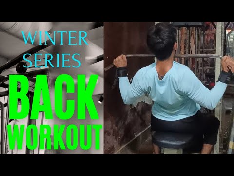 WINTER BULK DAY-4 💪💥 #Back,Rear Delt & Traps