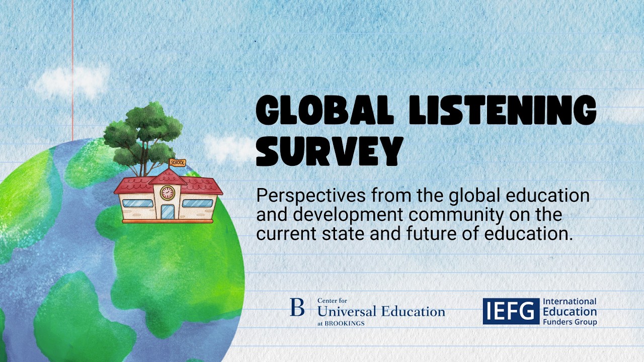A listening survey: Present and future of global education