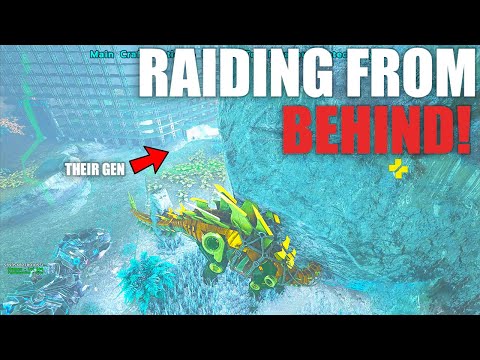 We Raided Their Juicy Base From The Inside!! | Ark Pvp Small Tribes Fjordur E20