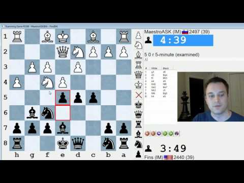 Blitz Chess #363: IM Alexey Kireev vs. IM Bartholomew (King's Indian Attack)