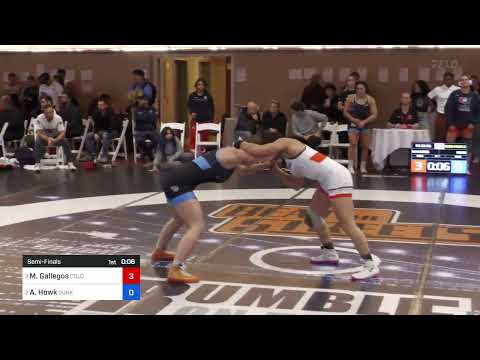 55 Kg Semifinal - Marissa Gallegos, Colorado Vs Alisha Howk, Sunkist Kids Wrestling Club B412
