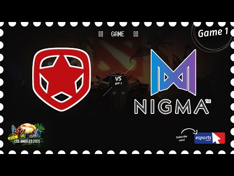 Nigma VS. Gambit (Disaster for Nigma at Roshan – Best Morphling, Dota 2 7.25c) ESL One LA [Game 1].
