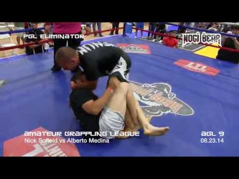 PGL Eliminator • Nick Sofield vs Alberto Medina at AGL 9 • Amateur Grappling League® Nogi Bear®