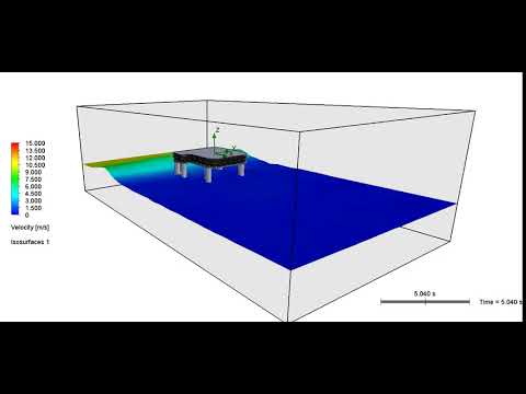 Solidworks free surface simulation - modeling a wave