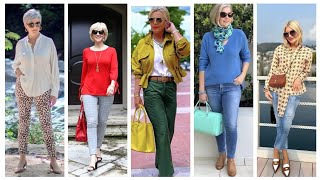 Download the video "Natural Older Women OVER 50 60 70 | Summer Fashion 2025 For Women #womenoutfitsideas"