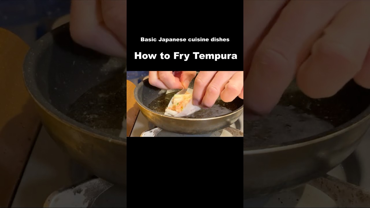 失敗しないかき揚げの作り方〜初心者向け #料理 #てんぷら