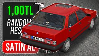 1TL'ye RANDOM HESAP SATIN ALDIM !? Car Parking Multiplayer