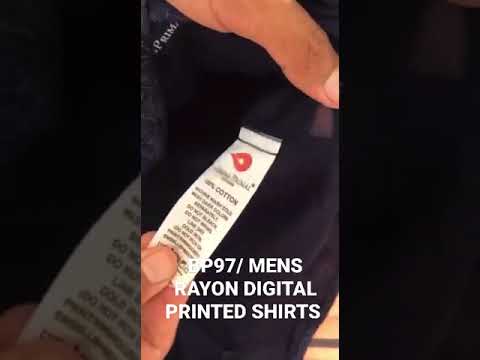 Mens Rayon Digital Printed Shirt (BP97)