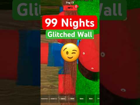 How to glitch through walls in 99 nights in a forest! #99daysintheforest #roblox99nightsintheforest