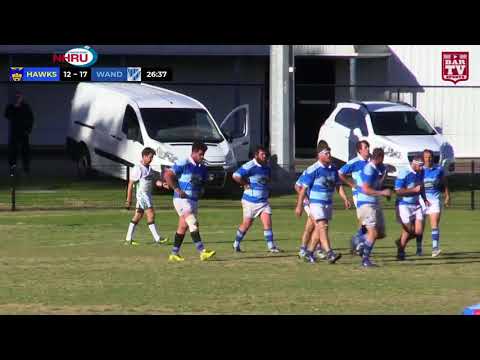 2018 NHRU   Premier 1   Round 18 Highlights   Hamilton v Wanderers