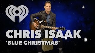 Chris Isaak - &quot;Blue Christmas&quot; (Elvis Presley Acoustic Cover) | iHeartRadio Live