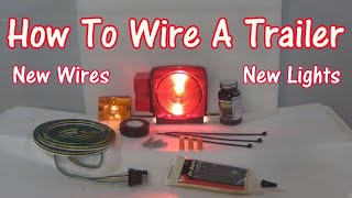 How To Wire A Trailer, New Lights Also