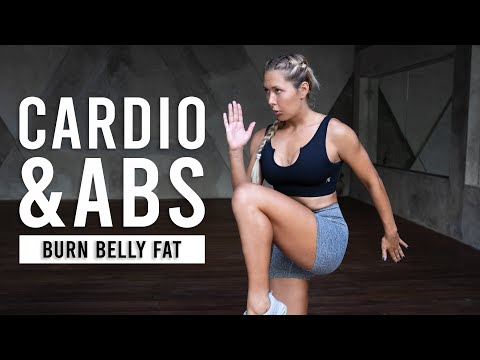 50 MIN ABS & CARDIO HIIT WORKOUT | Burn Belly Fat (At Home, No Equipment)