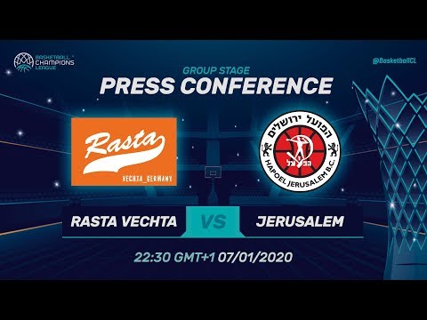 Rasta Vechta v Hapoel Jerusalem - Press Conference - Basketball Champions League 2019-20