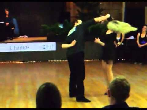 Dan & Wendy. Ceroc Chch champs 2011 ADV A Spotlight Dance