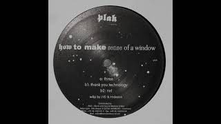 How To Make Sense Of A Window - Three