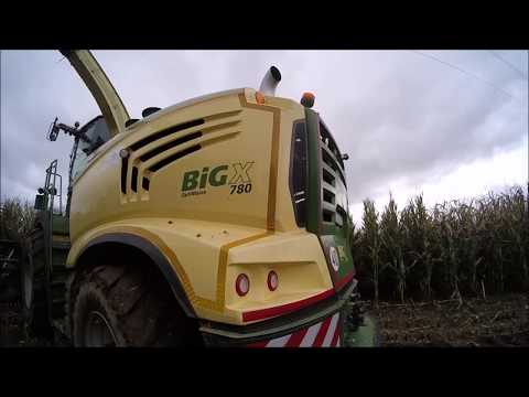 Maisernte 2019 / chopping corn silage / Krone Big X 780 / Fendt / Case / John Deere + Sound