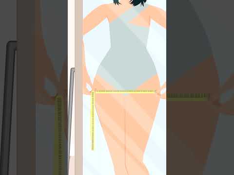 How to Measure Hips #shorts