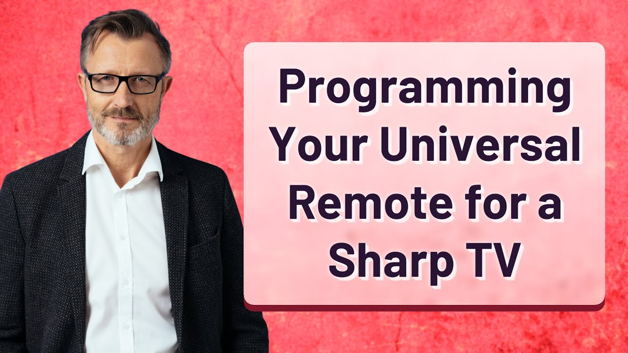 Programming Your Universal Remote for a Sharp TV