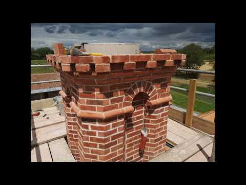 the fine art of brickwork - Barn Chimney