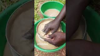 Wet Sieve Test Demonstration || GEOTECHNICAL ENGINEERING  #construction #shortsfeed #geotech