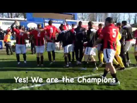 Hereford FC vs Salisbury FC 4-0 and Champions!!!! On the pitch and celebrations