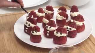 Healthy Food Guide Strawberry Santas