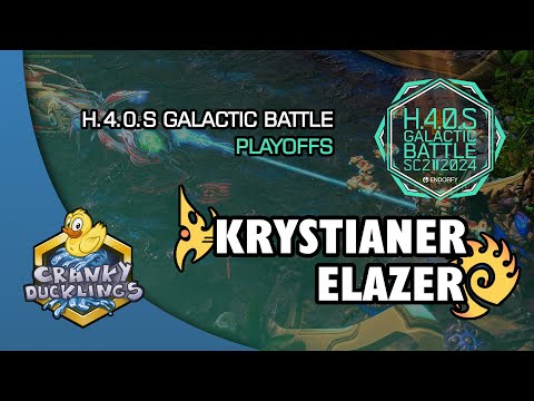 Krystianer vs Elazer - PvZ | H.4.0.S Galactic Battle by ENDORFY | Polish LAN StarCraft Tournament