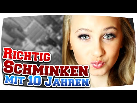 RICHTIG SCHMINKEN MIT 10 JAHREN ! | Mia & Patrick