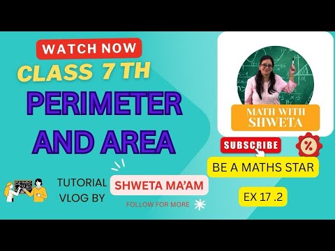 Perimeter and Area Class 7th ICSE