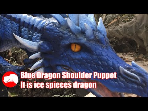 Ice Style Dragon Shoulder Puppet