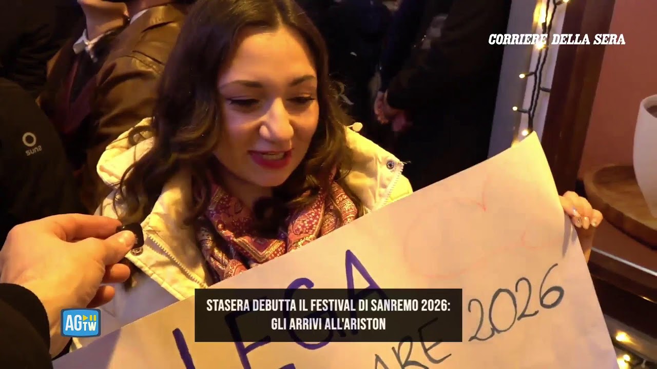 Sanremo 2026, tutto pronto per la prima serata