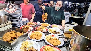 200 Chicken Chop Daily! 14 Hrs Non Stop Hard work by Husband Wife - Malaysia Street Food