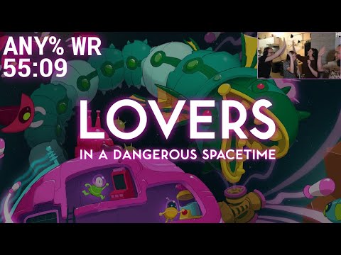 Lovers in a Dangerous Spacetime: World Record in 55:09 (Four Players)