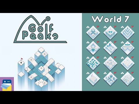 Golf Peaks: World 7 + Secret Level Walkthrough Guide & iOS Gameplay (by Lukasz Spierewka) - YouTube