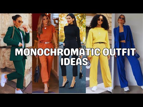monochromatic outfit ideas | 2023 #monochrome...