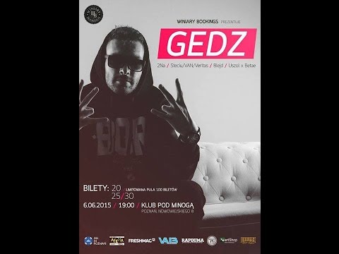 Konkurs biletowy - Gedz @ Pod Minogą, Poznań 06.06.2015