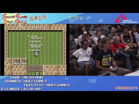 Mega Man by adefgames in 22:17 - SGDQ2014 - Part 33
