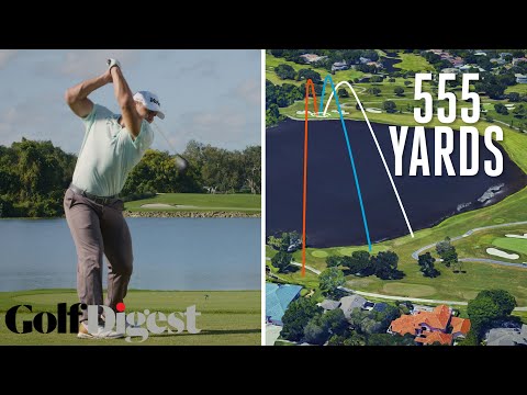 Long Drive Champion Tries to Hit the Green on a 555-Yard Par 5 at Bay Hill | Golf Digest Video