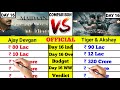 Maidaan movie day 16 vs Bade miyan chote miyan movie day 16 box office collection comparison shorts