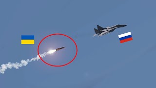Two Russian MiG-29s were shot down by Ukrainian military tracked missiles.