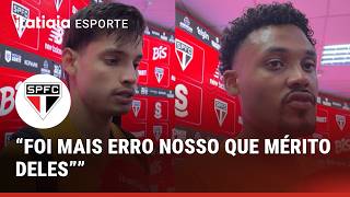 APÓS PERDE CLÁSSICO, JOGADORES DO SÃO PAULO COMENTAM DERROTA PARA O PALMEIRAS
