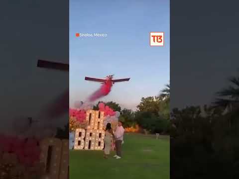 Fiesta terminó en tragedia: Piloto muere tras estrellar su avioneta en "gender reveal" en México