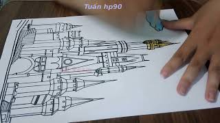 Color The Picture Of The Majestic Gilded Castle Of The Most Powerful King 1 -The Emperor's New Nikes