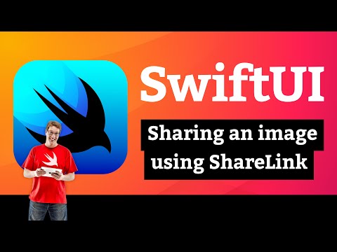 Sharing an image using ShareLink  – Instafilter SwiftUI Tutorial 13/13 thumbnail